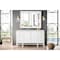 James Martin Vanities Addison 60in Single Vanity, Glossy White w/ 3 CM Eternal Jasmine Pearl Quartz Top E444-V60S-GW-3EJP - alternate 5